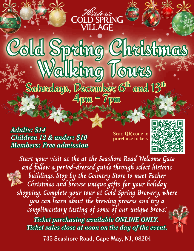 Cold Spring Christmas Walking Tours